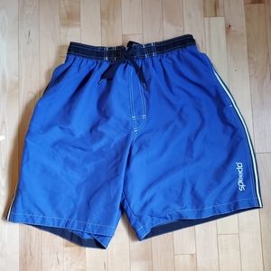 Speedo Blue Lined‎ Swimsuit Size Large